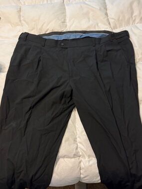 Men's Black Dress Pants - Classic Tailored Fit